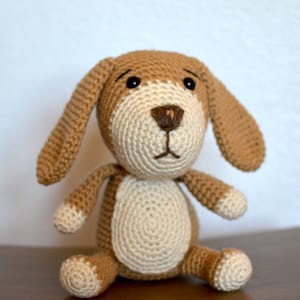 Herman the Puppy Crochet Pattern Amigurumi (PATTERN ONLY)