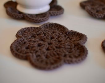 Vintage Style Crochet Coaster (PATTERN ONLY)