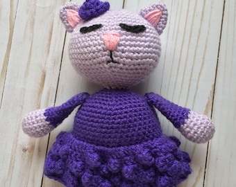 Crochet Bubble Skirt Kitty Cat Amigurumi Pattern (PATTERN ONLY)