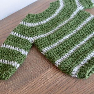 Davy's Striped Crochet Pullover Baby and Toddler Sweater image 3