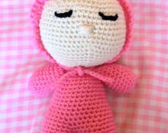 Crochet Bonnet Baby Doll Pattern (PDF Download)
