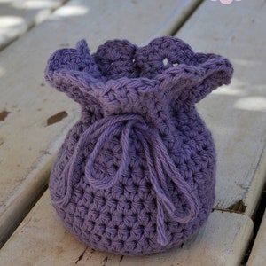 Little Treasures Crochet Pouch PATTERN ONLY image 3