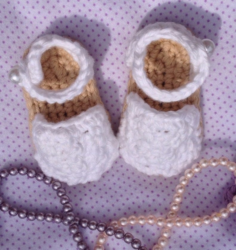 40 Baby Sandal Crochet Patterns for Sweet Summer Shoes, Gifts, and Keepsake Photos 11 Lemon Peel Baby Sandals (pattern Only)