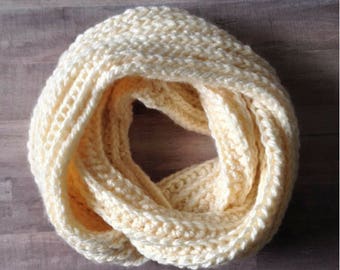 Sweet Cream Infinity Scarf (PATTERN ONLY)