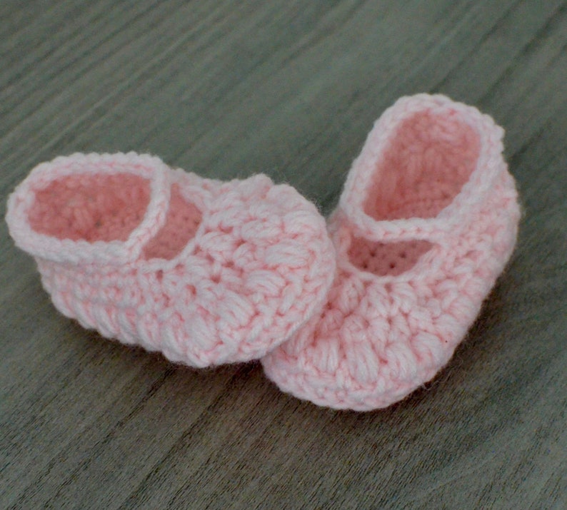 Little Bean Baby Booties Crochet Pattern, 03 Month, 36 Month, 69