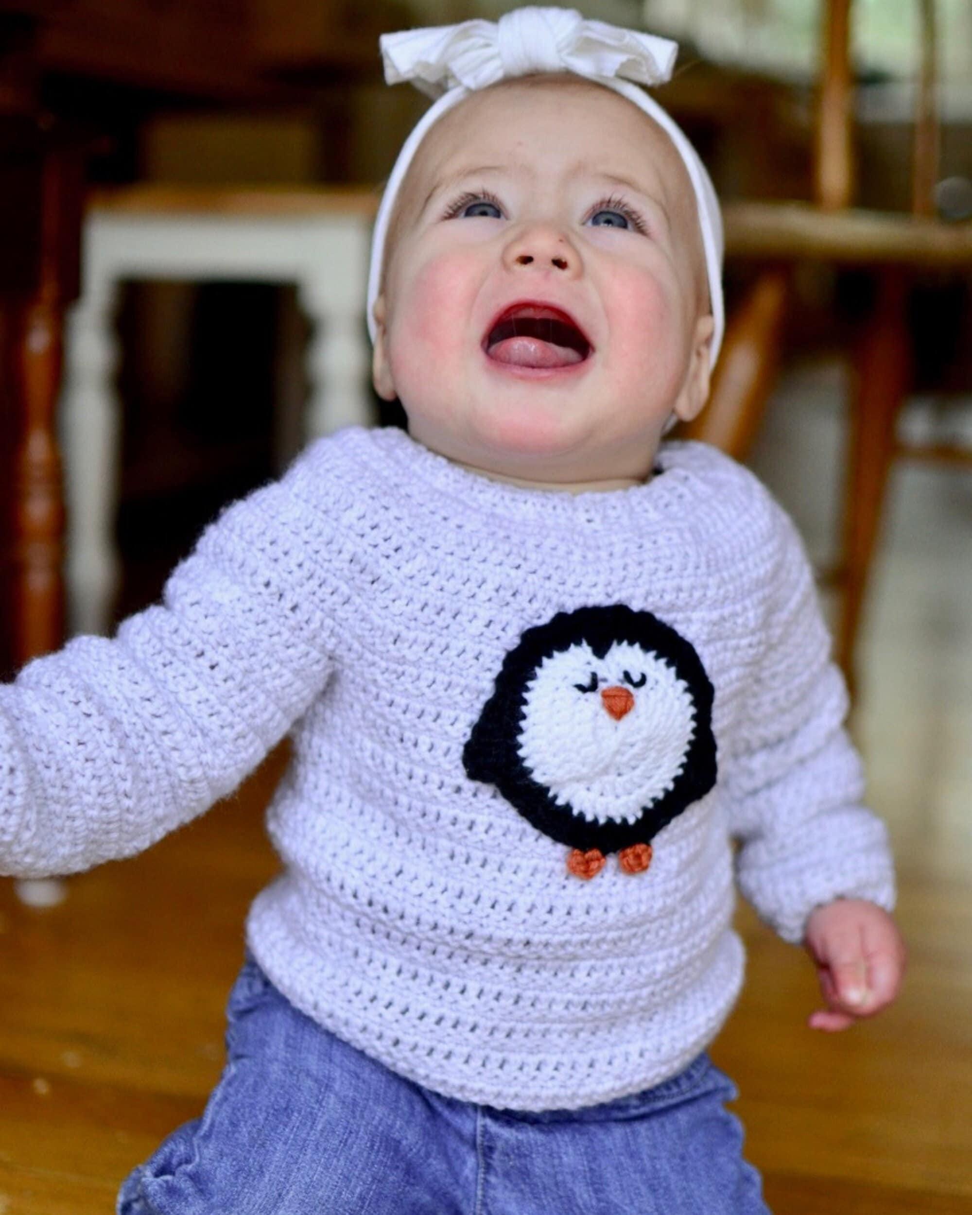 Penguin knit deals cardigan