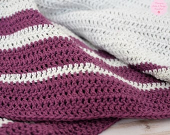 The Me-Time Crochet Throw (PATTERN ONLY)