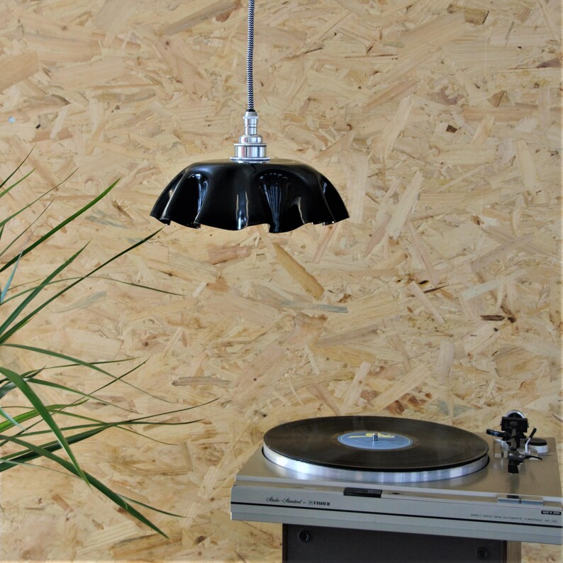 Pendentif Disque Vinyle Abat Et Jour Ondulée Led Plus Lampe doQxCWrBe