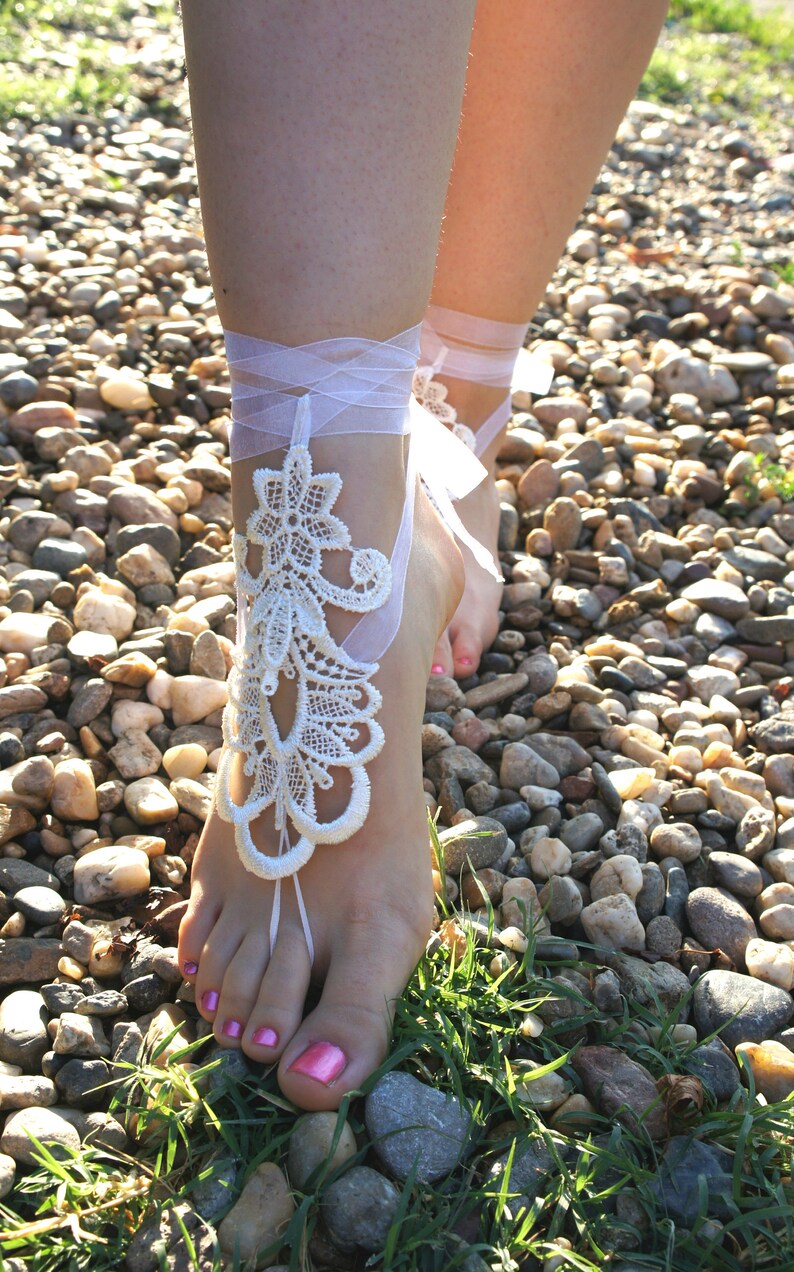 footless beach sandals
