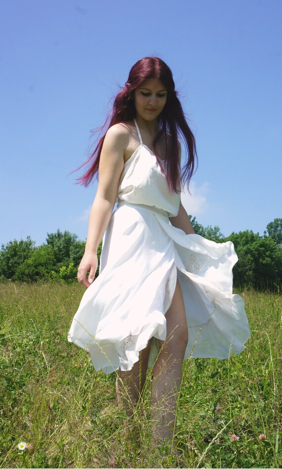 Short Wedding Dress Gypsy Wedding Dress Bohemian Wedding Etsy
