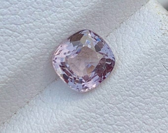 Purplish Pink Spinel: 1.15 CT Cushion Cut Loose Gemstone