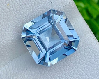 Santa Maria Aquamarine Gemstone: Brazilian Loose Stone, 4.20 CT