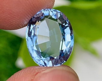 Genuine Santa Maria Aquamarine Gemstone, Loupe Clean Aquamarine Cut Stone Long oval Cut, Aquamarine Birthstone Jewelry Making, 4.40 CT