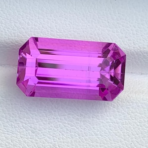 Magenta Kunzite Gemstone: 15.40 CT Faceted Spodumene, Afghanistan