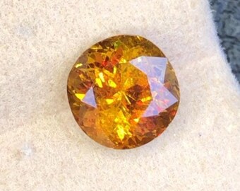 3.48 カラット ルース スフェーン 宝石 - オーバル/ラウンド イエロー