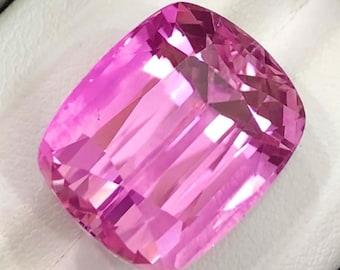 Natural Pink Kunzite 19.45 Ct– Cushion Cut Gemstone from Afghanistan