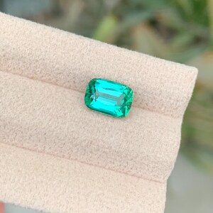 Natural Tourmaline Loose Gemstone For Jewelry, Faceted Tourmaline Gemstone, Bluish Green Tourmaline Ring, cushion Cut Tourmaline, 2.05 CT