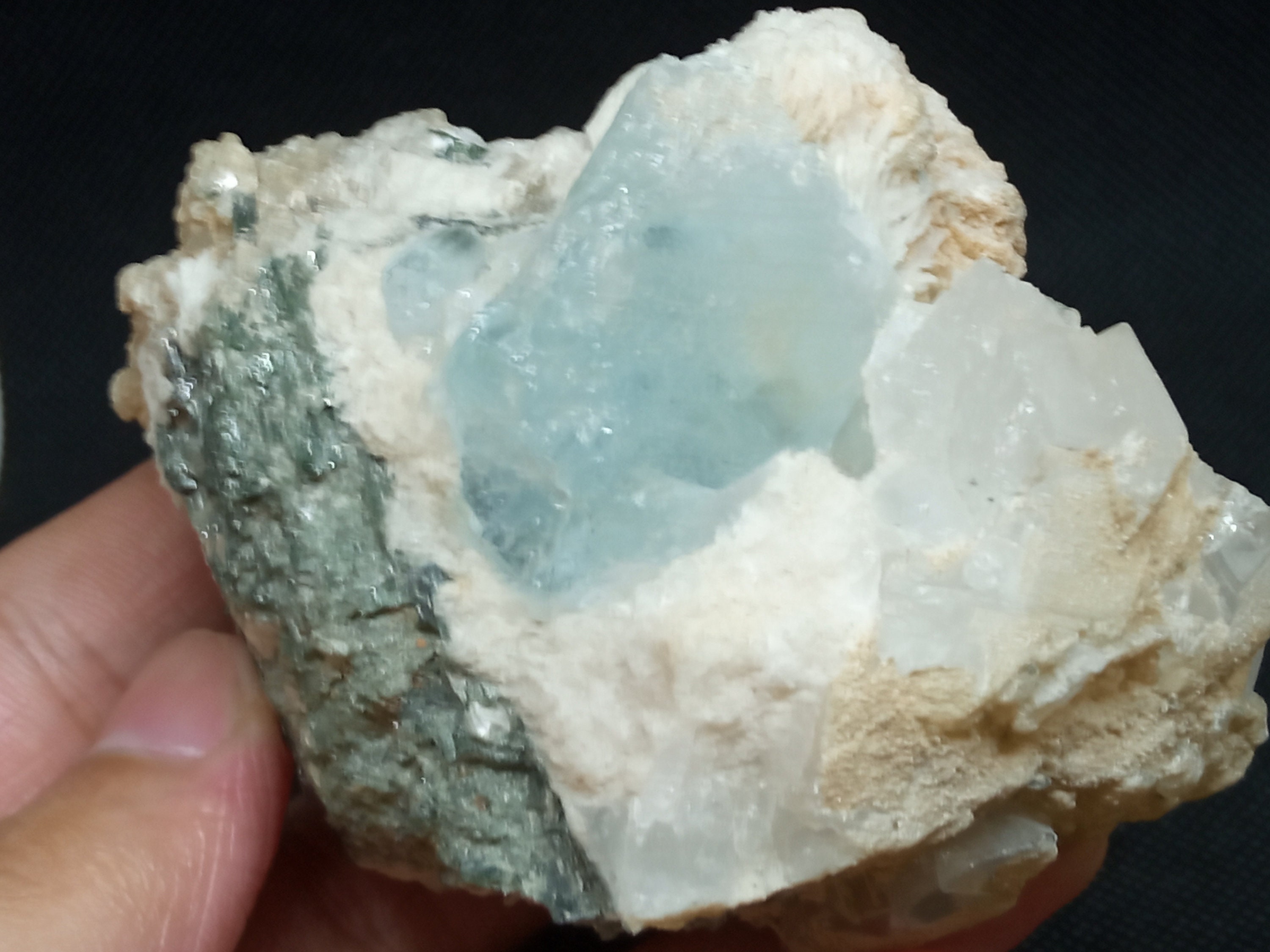 Aquamarine Tourmaline combine crystal Specimen New Mine 272 | Etsy