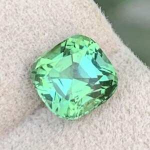 Blue Green Tourmaline Gemstone Jewelry Making, Tourmaline Loose Gemstone, Natural Tourmaline Ring Stone, Flawless Tourmaline Stone, 2.85 CT