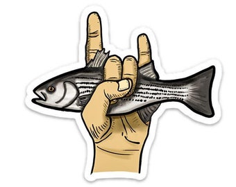 Rock Fish - Striped Bass Sticker