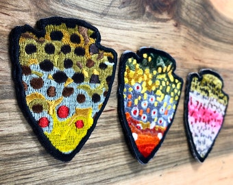 Trout Patches - National Park Inspired - Iron On