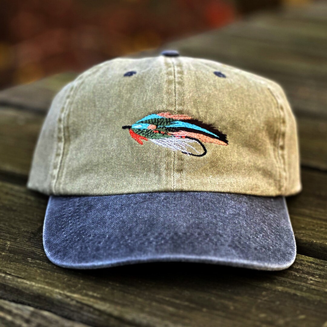 Classic Streamer Fly Fishing Dad Hat Etsy
