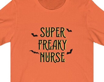 Krankenschwester-Halloween-Shirt, Super ausgeflippte Krankenschwester, lustiges Krankenschwester-T-Shirt, Krankenschwester-Halloween-Shirt, lustige Halloween-Hemden, RN-T-Stück