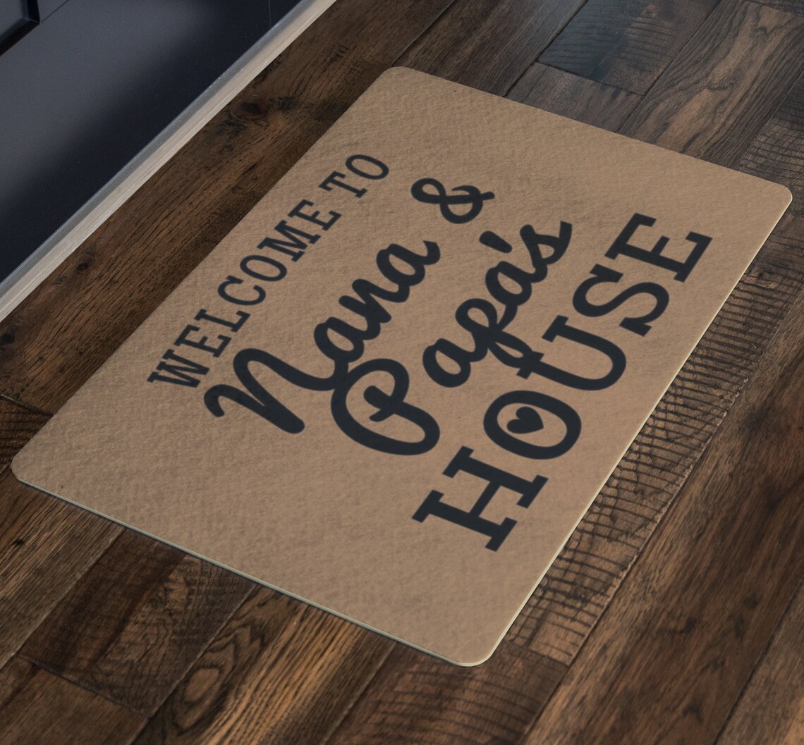 to Nana & Papa's House Doormat Cute Grandparents Etsy