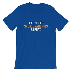 Eat Sleep Spoil Grandkids Repeat Grandpa Shirt - Grandpa T-shirts, Funny Grandpa Shirts, Grandfather Shirts, Grandparent Shirts, Papa T-shir