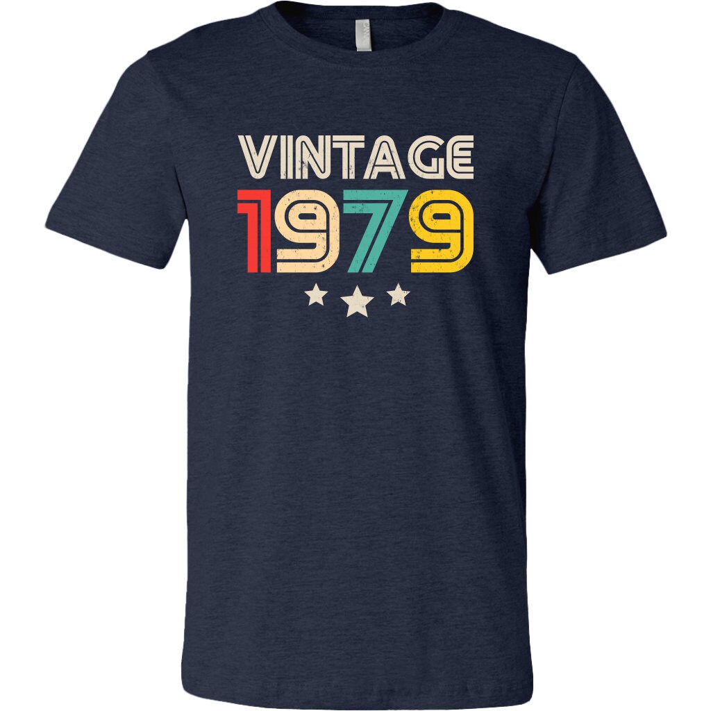 Vintage 1979 Unisex T-shirt 40th Birthday Shirt 1979 Shirt - Etsy