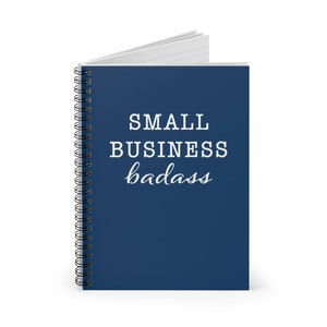 Small Business Owner Gift, Gift for Small Business Owner, New Business Owner Gift, Small Business Badass Notebook, Entrepreneur Gift, Owner