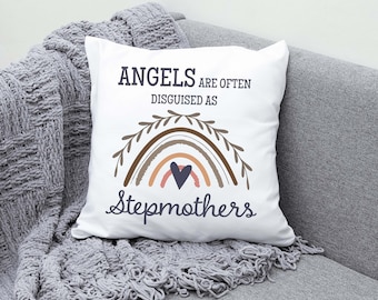 Stepmom Gift, Mothers Day Stepmother Gift, Stepmother In Law Gift, Angels Are Often Disguised As Stepmothers, Stepmothers Day, Bonus Mom