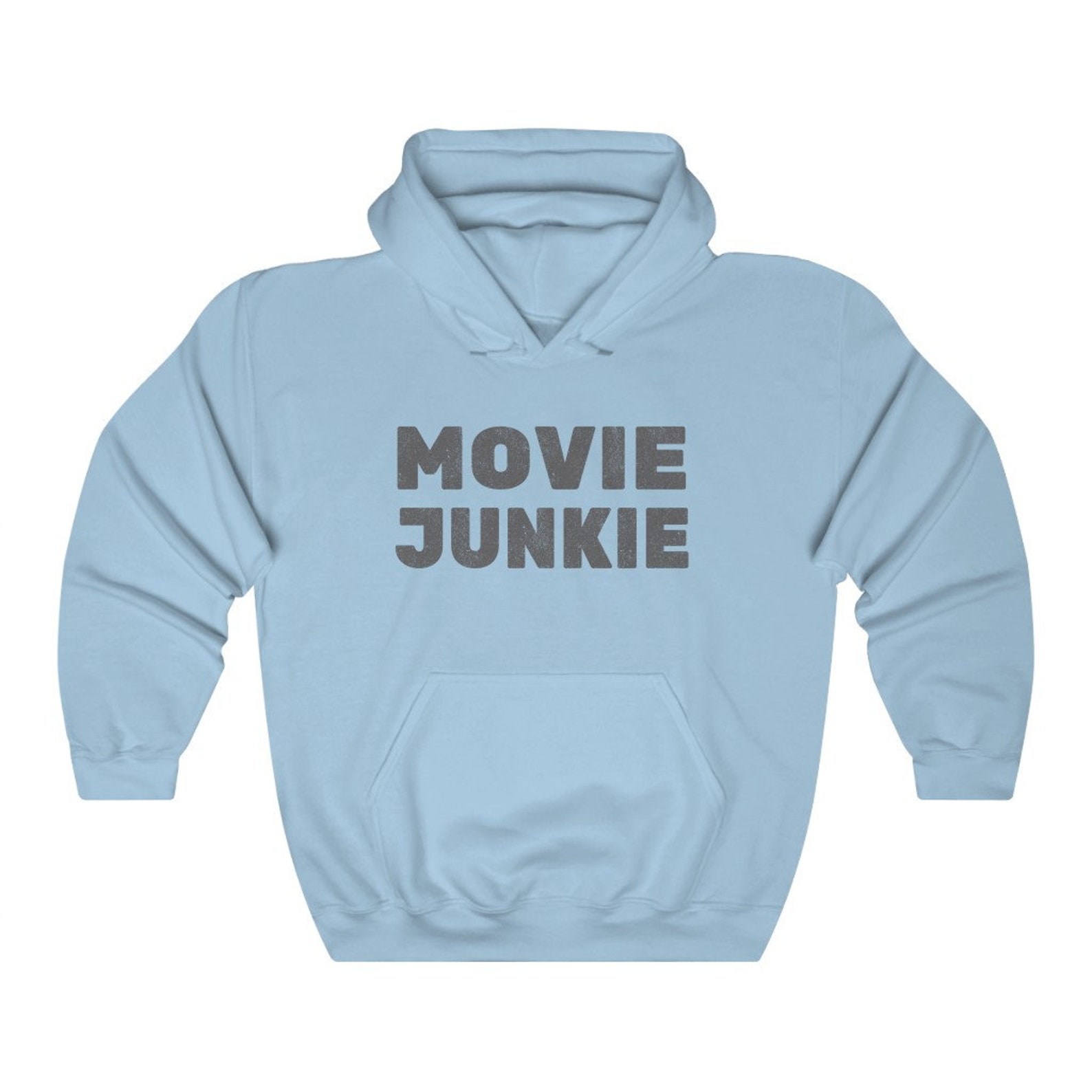 Movie Junkie Unisex Hoodie Movie Lover Hoodie Movie Buff Etsy