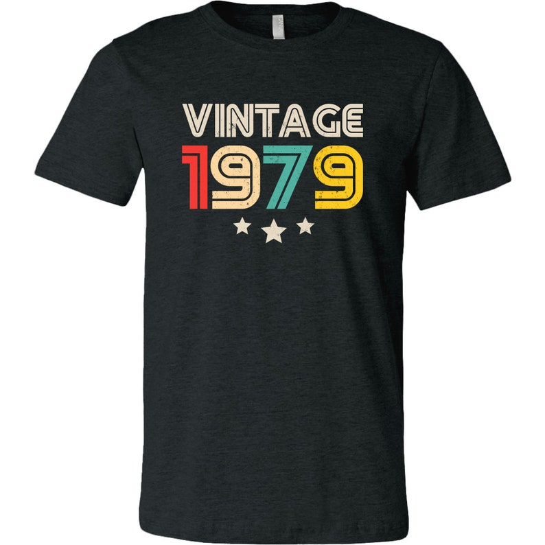 Vintage 1979 Unisex T-Shirt 40th Birthday Shirt 1979 Shirt | Etsy