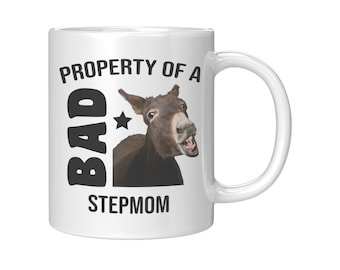 Funny Stepmom Gift, Gift for Stepmom, Badass Stepmom Coffee Mug, Bonus Mom Gift, Stepmother Christmas + Birthday Gift, Funny Gifts For Her