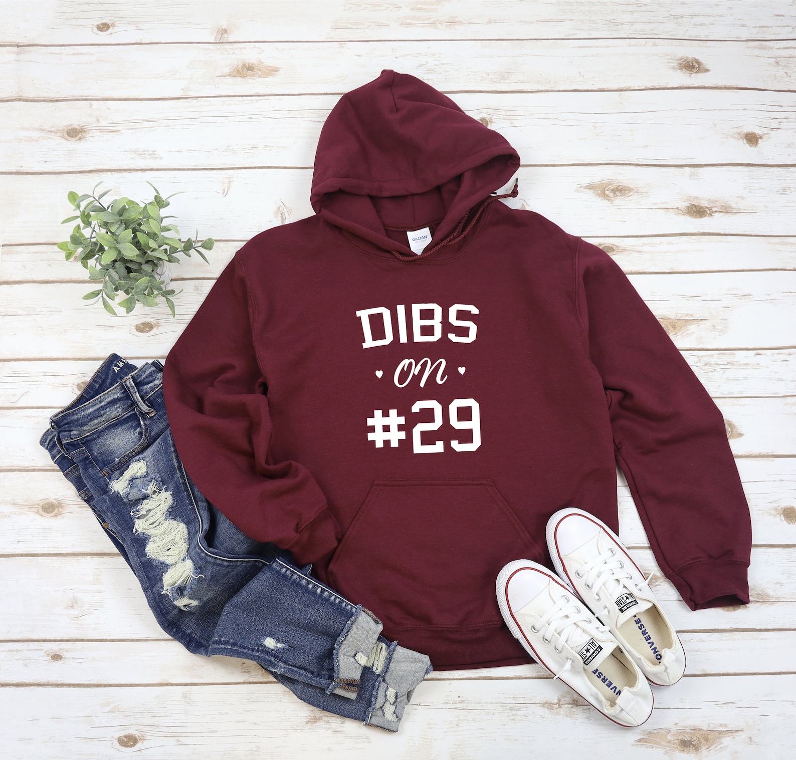 Football Girlfriend Hoodie Cute Football Hoodie Dibs on The Etsy