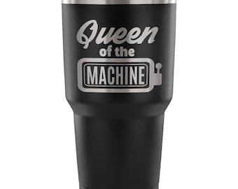 Gambling Gifts, Gifts for Gambler, Queen of the Machine 30oz Tumbler, Casino Travel Mug, Casino Lover Gift, Slot Machine Queen, Vegas Gift