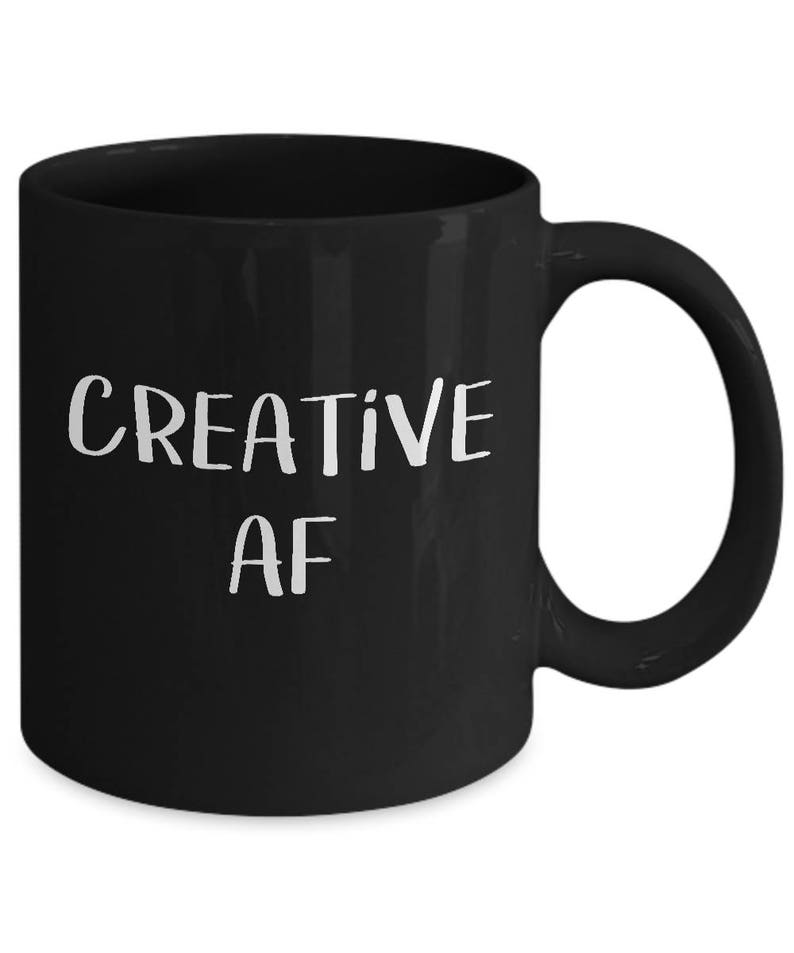 Gift for Artist, Gift for Writer, Creative AF, Gift for Creator, Gift for Designer, Gift for Creative People, Creative Person Gift image 2