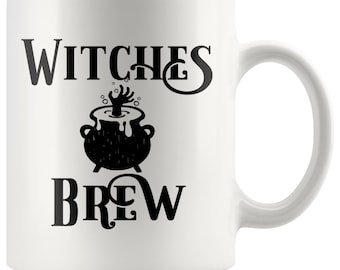 Witches Brew Coffee Mug - Fun Halloween Mug, Halloween Gifts, Witch Coffee Mug, Fall Coffee Mug, Halloween Coffee Mug, Witch Lover Gift