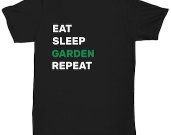 EAT SLEEP GARDEN T-shirt - Gifts For Gardeners, Gardening Gifts, Gardening T-shirt, Gardener T-shirt, Shirts for Gardeners, Funny Garden Tee