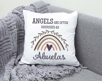 Regalo para la abuela, Día de la Madre para la abuela, Regalo para la abuela, Los ángeles suelen disfrazarse de abuelas, Almohada para la abuela, Cumpleaños de la abuela, Navidad para la abuela