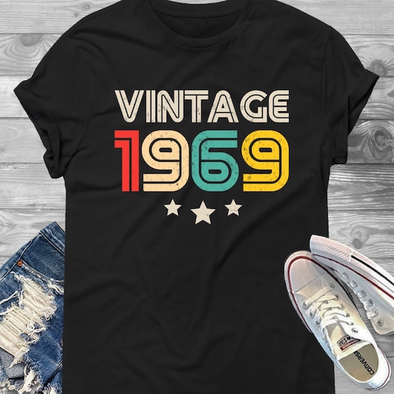 50th Birthday Gift Vintage 1969 T-Shirt Retro Colors 50th Birthday Gift Vintage 1969 T-Shirt Retro Colors