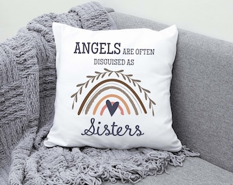 Sister Gift, Sister Mothers Day Gift, Angels Are Often Disguised As Sisters, Sister Thank You, Sister Birthday Gift, Sister Christmas Gift
