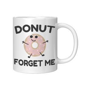 Coworker Goodbye Gift, Boss Leaving Gift, Coworker Leaving Gift, Donut Forget Me Coffee Mug, Retirement Gift, Coworker Farewell Gift