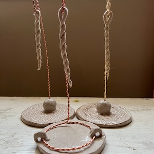 Ceramic incense hanging burner holder