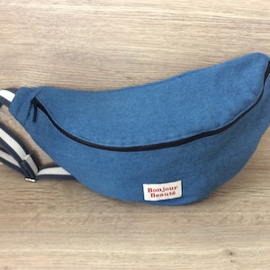 Ref. 630 - Large denim fanny pack