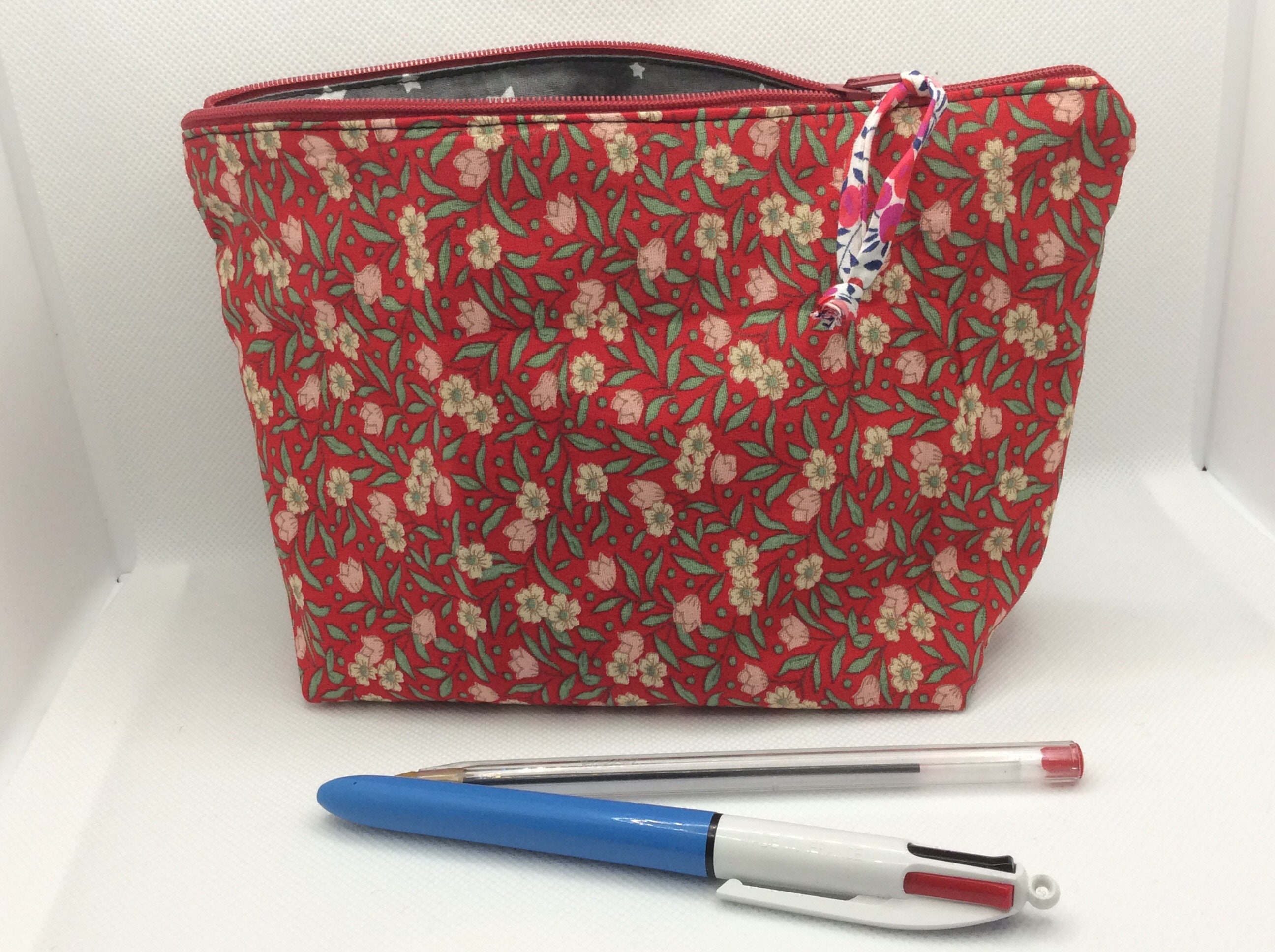 Réf. 622 - Trousse Plate Doublée Coton.