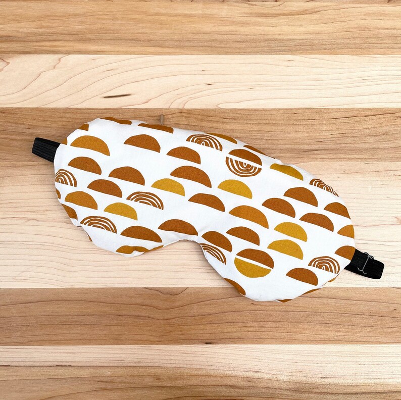 Weighted Eye Mask Organic Flax Seed & Lavender Sleep Mask Etsy