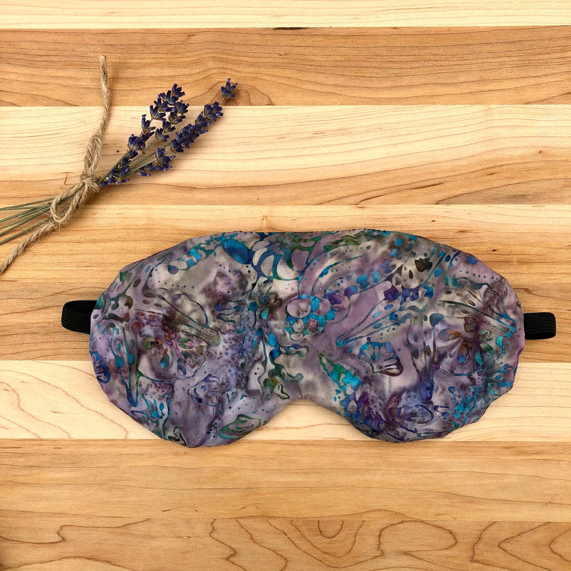 Weighted Eye Mask Organic Flax Seed & Lavender Sleep Mask Etsy