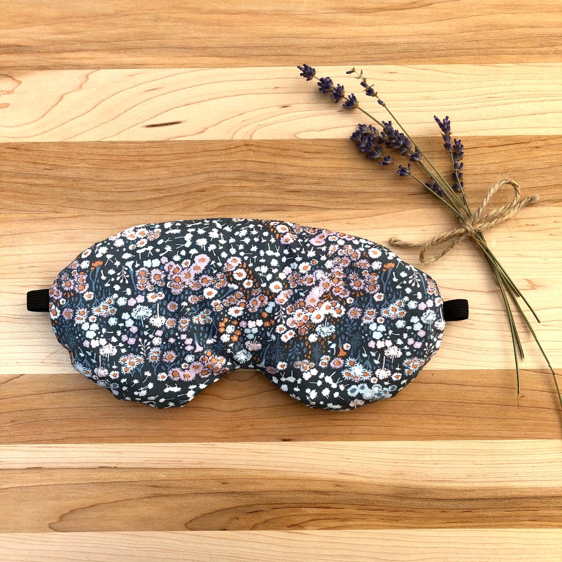 Weighted Eye Mask Organic Flax Seed & Lavender Sleep Mask Etsy